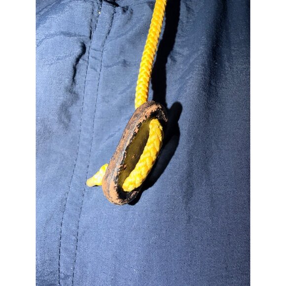 Vintage Ralph Lauren RL-92 Fishtail Hooded Nylon Jacket Mens L Navy Blue - Picture 15 of 16